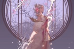 King of Glory Chang'e rejects the frost and thinks of the four seasons mobile wallpaper
