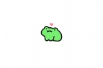 Internet celebrity little frog simple little avatar picture