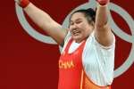 Li Wenwen wins gold medal in weightlifting women's 87kg and above