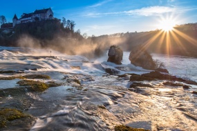 精选高清莱茵瀑布图片桌面壁纸