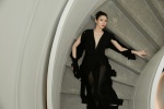 Xi Mengyao's charming and sexy photo in V-neck long dress