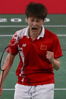 Chen Yufei badminton women's singles final live high-definition photos