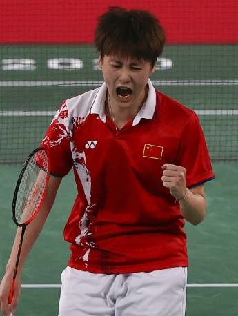Chen Yufei badminton women's singles final live high-definition photos