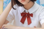Pure beauty mm student girl sexy classroom uniform photo