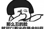 那么丑的脸就可以看出你是金针菇