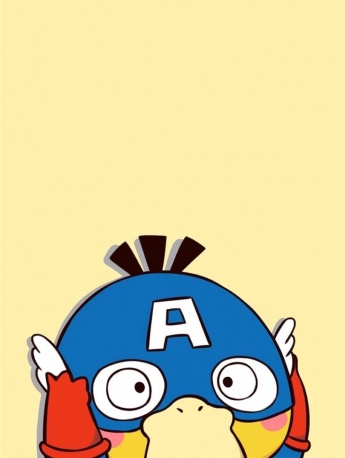 Kodak duck cos superhero mobile wallpaper