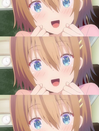 可愛二次元拚接手機壁紙