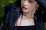 Song Qian cool and sexy leather clothes fashion and sexy pictures and photos