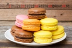 August 2021 delicious macarons desktop calendar wallpaper