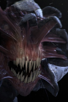 寂靜之地外星怪獸概念設定圖