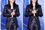 Song Qian cool and sexy leather clothes fashion and sexy pictures and photos