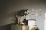 February 2022 still life style computer calendar wallpaper