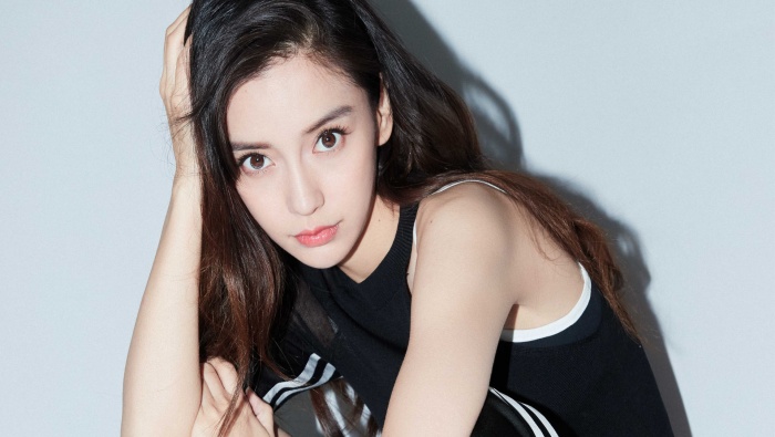 Angelababy sportswear fashion photo desktop wallpaper