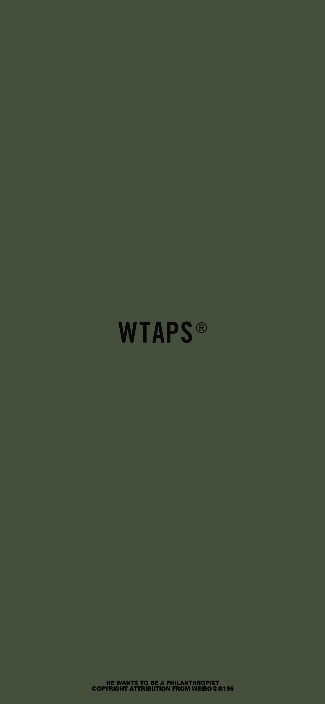 WTAPS品牌潮流手机壁纸