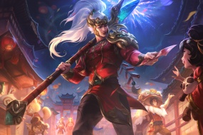 League of Legends Tiger Descending Mountain Xin Zhao Computer Wallpaper