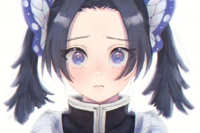 Demon Slayer: Kimetsu no Yaiba Kanzaki Aoi character computer wallpaper