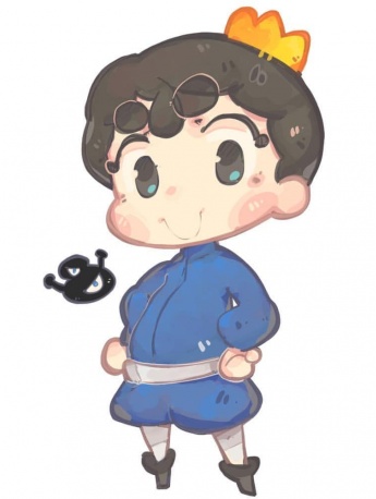 King ranking hand drawn style avatar