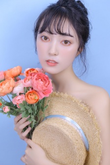 甜美女生唯美性感人像写真