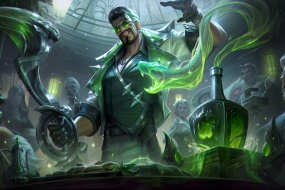 League of Legends Draven Butler original painting computer wallpaper