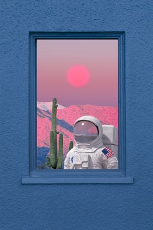 Astronaut Millennium Style Wallpaper