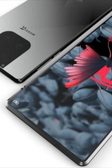 Tesla Model π concept mobile phone photos