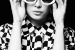 Sun Li black and white texture modern fashion magazine photo