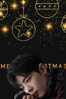 Xiao Zhan Christmas theme mobile wallpaper