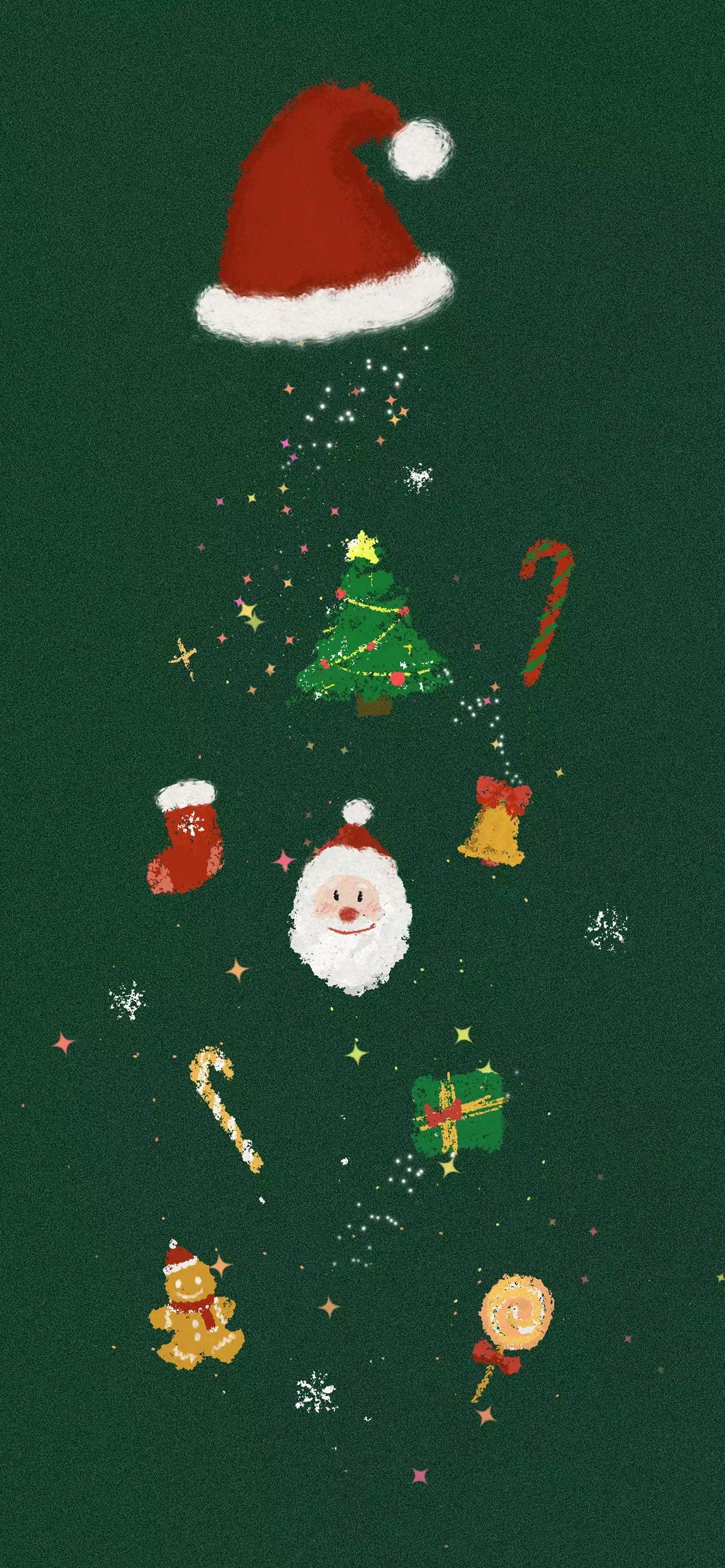 创意圣诞主题手机壁纸