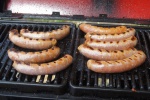 Delicious grilled sausage pictures desktop wallpaper