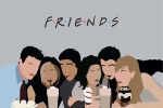 Friends TV series theme mobile wallpaper
