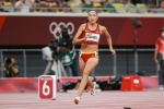 Wang Chunyu finished fifth in women's 800 meters