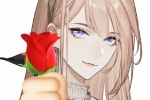 Absolutely interpret the protagonist's avatar with flowers