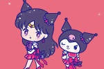 Sailor Moon Sanrio collaboration mobile wallpaper