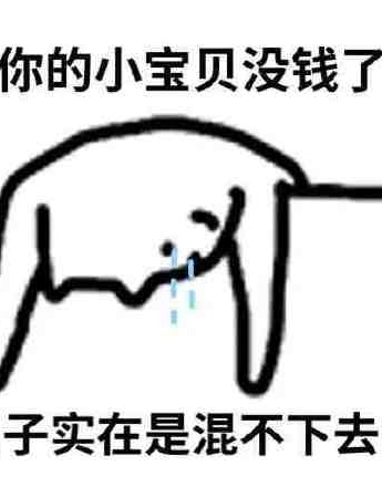 Cute cat crying poor emoticon pack