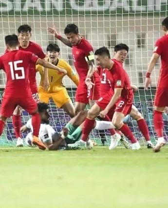 HD pictures of the national football team's draw with Saudi Arabia