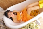 Sweet and sexy beauty, sultry and cute bathtub beauty photo