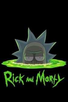 Rick and Morty creative mobile wallpaper