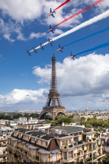 Extremely clear and beautiful pictures of the Eiffel Tower scene