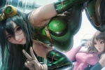 Two-dimensional cute beauty anime wallpaper