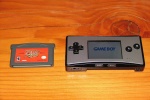Physical picture of Nintendo GBM game console
