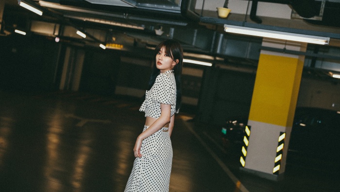 喬欣複古膠片風寫真圖片壁紙