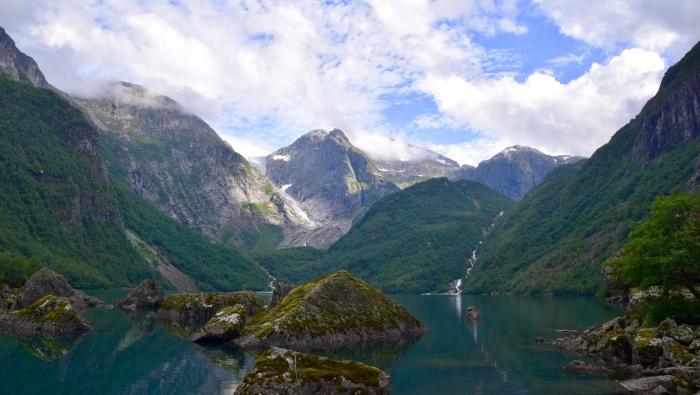 Norway Hardangerfjord natural scenery desktop wallpaper picture