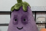 Collection of cute eggplant essence expression packs