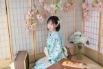 Short hair kimono beauty pictures desktop wallpaper