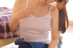 背帶褲美女吊帶馬尾唯美寫真