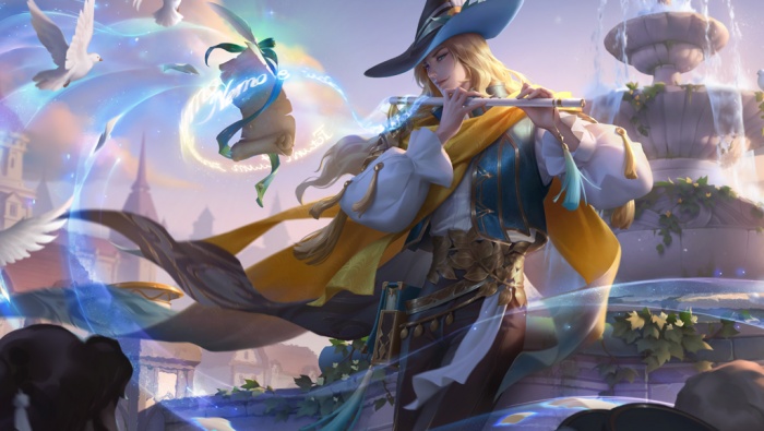 King of Glory Ming Shi Yin Bard Magic HD Desktop Wallpaper