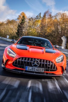 Mercedes Benz AMG GT orange paint wallpaper