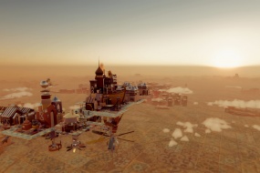 Sky Kingdom industrial style computer wallpaper