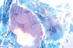 二次元原画美女唯美电脑壁纸