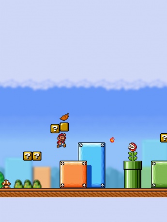 超級瑪麗蘋果iPhone手機壁紙